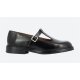 Wonders B-9140 sko i sort skind med t-rem