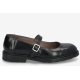 Wonders B-9145 sko i sort skind med rem