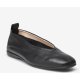 Wonders A-8661 ballerina sko i sort skind