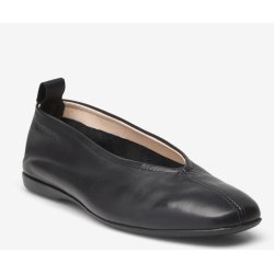 Wonders A-8661 ballerina sko i sort skind