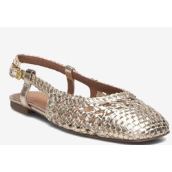 Unisa BREJO sandal sko i flettet skind i guld
