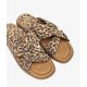 Unisa CAMBY slip in sandal i leopard
