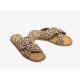 Unisa CAMBY slip in sandal i leopard