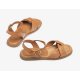 Unisa CAMBEL sandal i cognac skind