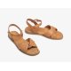 Unisa CAMBEL sandal i cognac skind