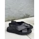 Bubetti 3520 sandal i vasket sort skind