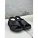 Bubetti 3520 sandal i vasket sort skind
