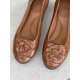 Billi Bi A8039 ballerina i brun lakskind