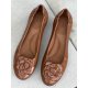 Billi Bi A8039 ballerina i brun lakskind