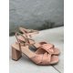 Unisa MEDWAY sandal i nude skind med hæl