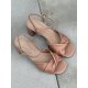 Unisa MEDWAY sandal i nude skind med hæl