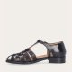 Billi Bi A8435 lukket sandal i sort skind