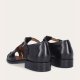 Billi Bi A8435 lukket sandal i sort skind