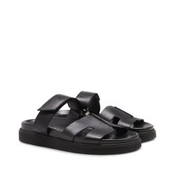 Pavement Maru sandal i sort skind