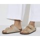 Birkenstock Arizona Big Buckle Nubuck Sandcastle
