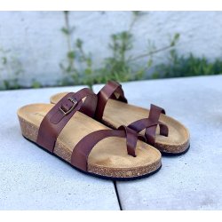 Bella Moda 25609 sandal i brun skind