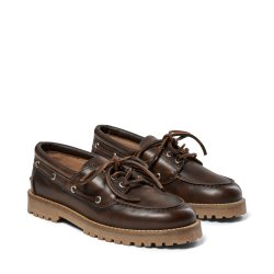 Pavement Alvina grov loafer i brun skind