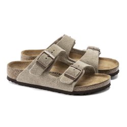 Birkenstock Arizona Kids Suede Leather Taupe