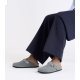 Birkenstock Boston Braided Suede Leather Basalt Gray
