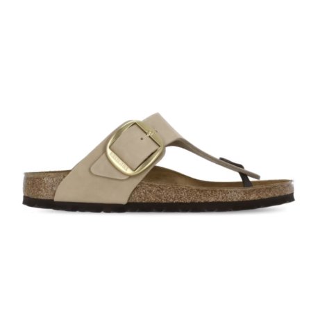 Birkenstock Gizeh Big Buckle Nubuck Sandcastle