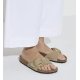 Birkenstock Madrid Big Buckle Nubuck Sandcastle