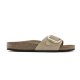 Birkenstock Madrid Big Buckle Nubuck Sandcastle