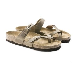 Birkenstock Mayari Oiled Leather Tobacco Brown