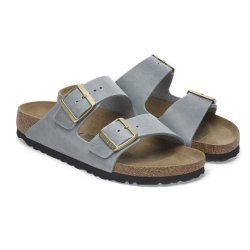 Birkenstock Arizona Nubuck Basalt Gray