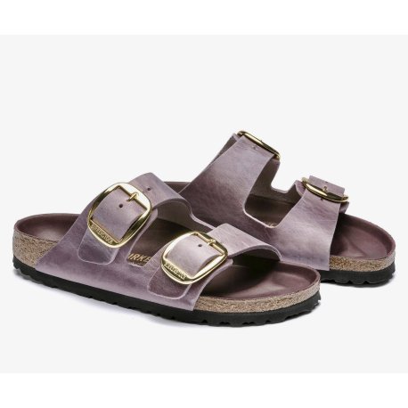 Birkenstock Arizona Big Buckle Oiled Leather Lavender