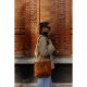 RE:DESIGNED Taske Lilia Big Tan læder