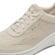 Tamaris 23779 sneakers med glitter sten i ivory