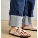 Birkenstock Arizona Big Buckle High Shine Rose læder