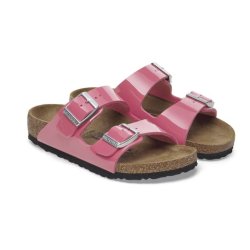 Birkenstock Arizona KidsSurf Fuchsia Tulip Birko-flor Patent