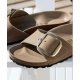 Birkenstock Madrid Big Buckle Oiled Leather Tobacco Brown