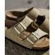 Birkenstock Arizona Suede Leather Shimmering Taupe
