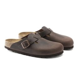 Birkenstock Boston Oiled Leather Habana Brown HERRE (Bred)