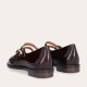 Billi Bi A9313 Mary-Jane ballerina i brun lakskind