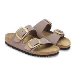 Birkenstock Arizona Big Buckle Nubuck Faded Purple