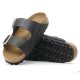 Birkenstock Arizona Suede Leather Shimmering Black