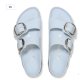Birkenstock Arizona Big Buckle High Shine Baby Blue læder
