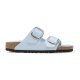 Birkenstock Arizona Big Buckle High Shine Baby Blue læder