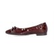 Billi Bi A9316 ballerina i bordeaux lakskind