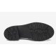 Wonders D-1401 loafers i sort skind med gummihæl