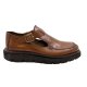 Bubetti 10111 loafer i cognac skind med rem