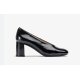 Unisa MURLA pumps i sort lakskind