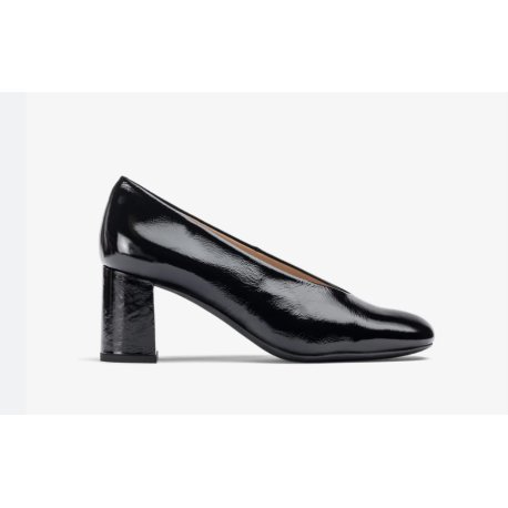 Unisa MURLA pumps i sort lakskind