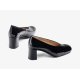 Unisa MURLA pumps i sort lakskind