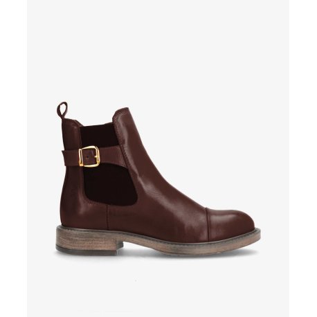 Shoedesign Copenhagen Beatrice støvle i mørkebrun skind - Sko & Støvler: 42