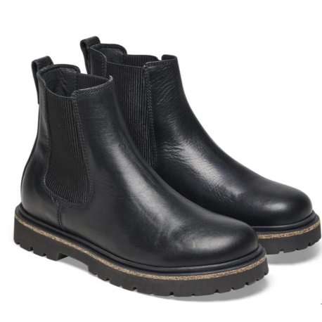 Birkenstock Highwood støvle i sort skind - Sko & Støvler: 37