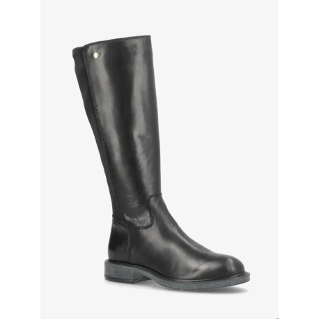 Shoedesign Vancouver lang støvle i sort skind - Sko & Støvler: 36